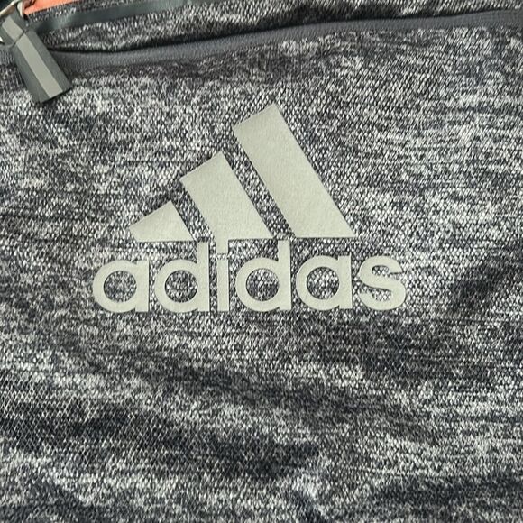 adidas Unisex Rumble II Sackpack, Onix Jersey/Bright Cyan/Onix/Chalk Cora - Picture 2 of 5